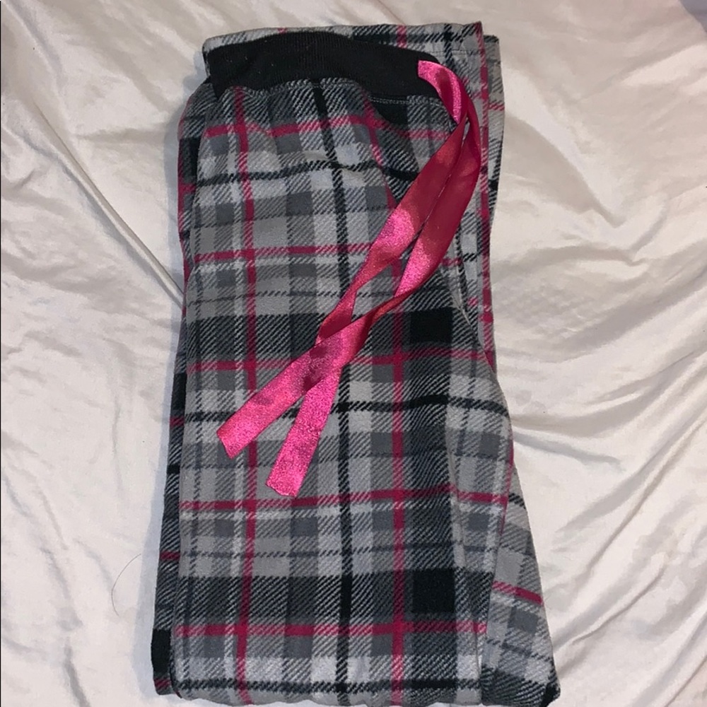 Plaid pajamas pink. Size XS